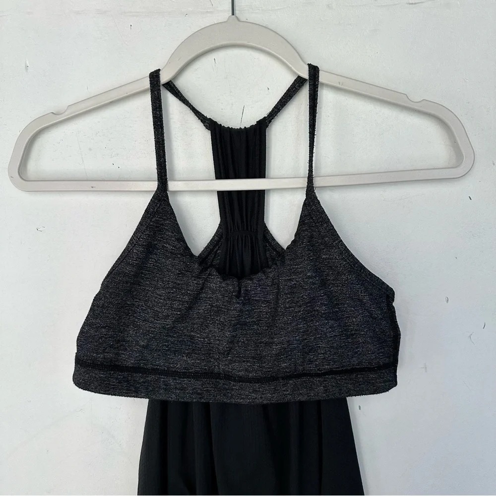 Lululemon No Limit Tank Black and Gray